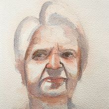 Mi Proyecto del curso: Retrato artístico en acuarela. Un proyecto de Pintura a la acuarela de Carolina Arango Hurtado - 11.01.2021