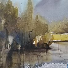 MIRADA DEL PAISAJE NATURAL. Un proyecto de Ilustración tradicional y Pintura a la acuarela de Daniel "Pito" Campos - 15.03.2021