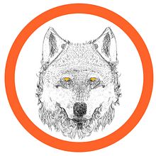 Wolf. Een project van Traditionele illustratie van Jose Roberto Escamilla - 12.01.2021