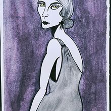 Adrianne Ames. Projekt z dziedziny Malowanie akwarelą użytkownika lorenacaraveo - 05.12.2020