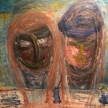 El y ella , mi mirada . Oil Painting project by Claudia Montini Sartori - 01.12.2021