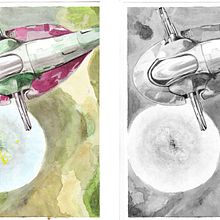 mi proyecto de Ilustración con acuarela: recrea tus escenas más icónicas Ein Projekt aus dem Bereich Aquarellmalerei von Victor Hugo Marcuzzi Gruber - 14.01.2021
