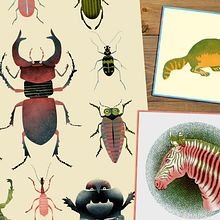 Exercises from the Digital Illustration with Textures in Photoshop course. Digital Illustration project by Sanne Houwing - 06.22.2020