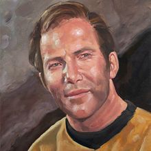 Star Trek - Captain Kirk. Un proyecto de Pintura al óleo de Rubén Megido - 09.01.2021