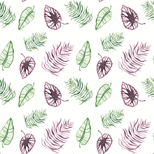 My project in Botanical Watercolor for Patterns course. Botanical Illustration, Pattern Design, and Watercolor Painting project by Laura Pronestì - 01.12.2021