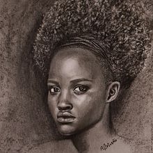 Mi Proyecto del curso: Retrato realista al carboncillo. Un progetto di Illustrazione tradizionale di Audry Briceño - 13.01.2021