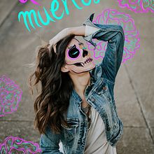 Dia de Muertos. Graphic Design, and Traditional illustration project by Ana Reyna - 04.10.2018