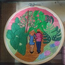 Meu primeiro Bordado Botânico. Arts, Crafts, and Embroider project by Mariene Fagundes - 01.13.2021
