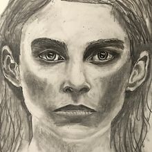 Eye focus. Portrait Drawing project by Fergal McGreevy - 01.13.2021