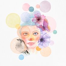 Mi Proyecto del curso: Retrato ilustrado en acuarela. Un progetto di Pittura ad acquerello di licenciado_cavada - 13.08.2020
