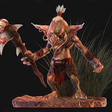 Proyecto final del curso "Introducción a Zbrush" . 3D, 3D Character Design, and 3D Modeling project by Adriana Zuccarini - 01.13.2021