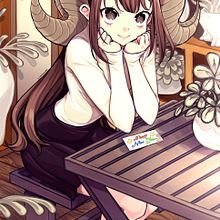 Year of the Ox - Horned Girls. Un progetto di Disegno digitale, Illustrazione digitale e Manga di EUDETENIS - 11.01.2021
