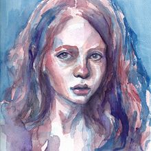 My project in Artistic Portrait with Watercolors course. Projekt z dziedziny  Malarstwo i Malowanie akwarelą użytkownika Timi Pookah Cserny - 14.01.2021