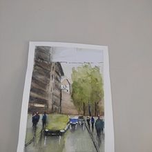 Mi Proyecto del curso: Paisajes urbanos en acuarela. Un projet de Beaux Arts, Aquarelle et Illustration architecturale de dan_han_17 - 13.01.2021