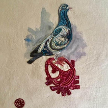 Bordado sobre acuarela. Un projet de Broderie de Marcela Díaz Romo - 13.01.2021