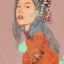 Mi Proyecto del curso: Retrato ilustrado con Procreate , NATALIA GIRALDO GARCIA . Fine Arts project by Natalia Giraldo - 01.14.2021