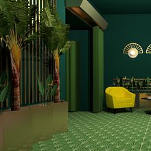 Interior de tienda. . Interior Architecture, 3D Design & Interior Design project by Daniel Asín - 01.14.2021