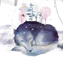 Premières neiges. Un proyecto de Dibujo, Dibujo artístico, Dibujo digital, Diseño editorial, Ilustración editorial, Ilustración tradicional, Ilustración con tinta, Ilustración digital, Ilustración infantil, Pintura, Pintura a la acuarela, Pintura acrílica, Pintura gouache y Producción musical de Adolfo Serra - 02.02.2021