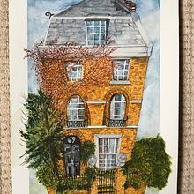 London Brickwork Building,69 Bow Road, London, UK. Winson&Newton Drawing Challenge.. Architectural Illustration project by Claudia Arianna - 10.18.2020