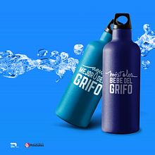 Diseño para generar la marca del agua de grifo del Ayto. de Móstoles.. Un proyecto de Diseño y Diseño gráfico de Grethel Balladares - 14.01.2021