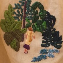 Mi Proyecto del curso: Introducción al bordado botánico. Un projet de Broderie , et Design textile de pascale Maquestiau - 15.01.2021
