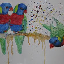 My project in Artistic Watercolor Techniques for Illustrating Birds course. Un projet de Céramique de Eden Kate - 15.01.2021