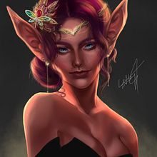 Elf characters. Un projet de Conception de personnages, Art conceptuel, Dessin numérique, Peinture numérique , et Dessin de blackwolf0403 - 15.01.2021