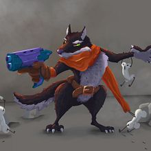My project in Digital Painting for Characters: Color and Light course. Character Design project by kat_c_kus - 01.15.2021