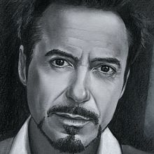 Robert Downey Jr. Un proyecto de Dibujo, Dibujo a lápiz, Dibujo artístico, Dibujo de Retrato, Dibujo realista e Ilustración tradicional de Jose Luis Rugilo - 15.01.2021