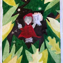 Tercera escena por mi cursado de Alina Ilustra. Ilustração infantil projeto de adria_milano - 15.01.2021