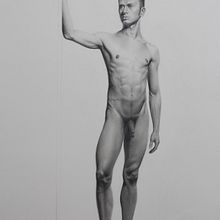 Mi Proyecto del curso: Dibujo realista de la figura humana. Fine Arts, Artistic Drawing, Portrait Drawing, and Realistic Drawing project by Carlos L.Turrión - 01.15.2021