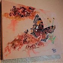 My project Monarch  Butterfly. Painting project by Gary Haddan - 01.15.2021