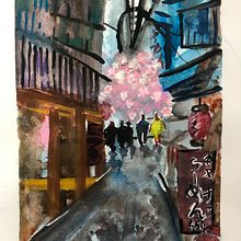 My project in Urban Landscapes in Watercolor course. Watercolor Painting project by Nadine Rashed - 01.16.2021