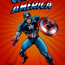 CAPITAN AMERICA. Comic, and Digital Illustration project by Camilo Fernández solis - 01.15.2021