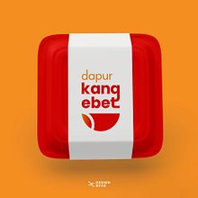 Food Store Logo for Dapur Kang Ebet. Br, ing & Identit project by Asyraf Sidiq - 09.11.2020