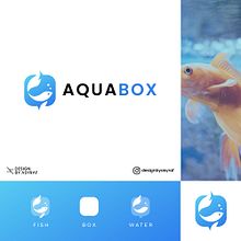 Logo for Aquabox. Br, ing, Identit, and Logo Design project by Asyraf Sidiq - 01.16.2021