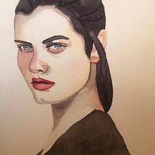 My project in Watercolor Portrait from a Photo course. Un proyecto de Pintura a la acuarela de sonialittlehouse - 16.01.2021
