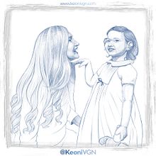Kate & Eva. Un proyecto de Dibujo digital, Ilustración tradicional e Ilustración digital de Keoni VGN - 08.06.2020