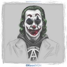 Joker Phoenix. Un proyecto de Dibujo digital, Ilustración tradicional e Ilustración digital de Keoni VGN - 21.12.2019