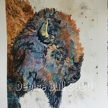 Bison. Een project van Aquarelschilderen van Denise Bull - 09.09.2020