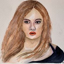 Finished project for Portraiture from photograph in Watercolour . Un progetto di Pittura ad acquerello di Helen Howell - 16.01.2021