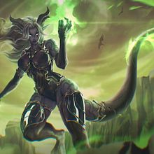 Draenei Corrupto. Character Design, and Traditional illustration project by Erick Hernández Anda - 01.17.2021