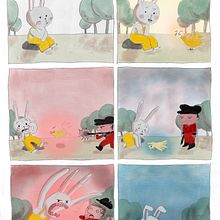 Mi Proyecto del curso: Introducción a la psicología del color: la narrativa cromática. Un proyecto de Ilustración infantil y Teoría del color de Maria Cristina Iliescu - 17.01.2021