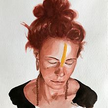 Samadhi series #1. Een project van Aquarelschilderen van Marie Lindström Kapur - 17.01.2021