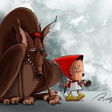 LOBO MAU Ein Projekt aus dem Bereich Digitale Zeichnung, Traditionelle Illustration, Digitale Illustration und Digitale Malerei von Rony Nobre - 14.01.2021