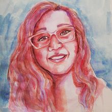  Retrato artístico en acuarela. Un progetto di Street Art, Bozzetti, Fumetto, Composizione fotografica, Disegno e Disegno di ritratti di Sebastian Casas Ayala - 17.01.2021