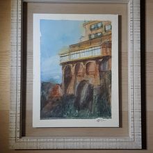 My project in Architectural Sketching with Watercolor and Ink course. Architectural Illustration, and Watercolor Painting project by Annan - 01.18.2021