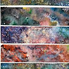 Multiverso. Watercolor Painting project by barbarella.lou - 01.18.2021
