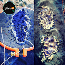 Intervención Bordado Moderno. Embroider project by Loreto Benavides - 09.05.2020