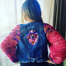 Chaqueta intervenida. Embroider project by Loreto Benavides - 02.28.2019